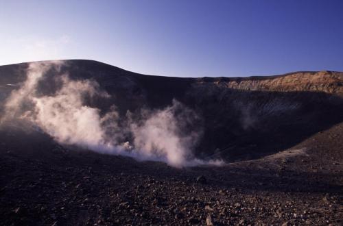 Eolie Island, Sicily, Italy: Vulcano - the top of the volcano