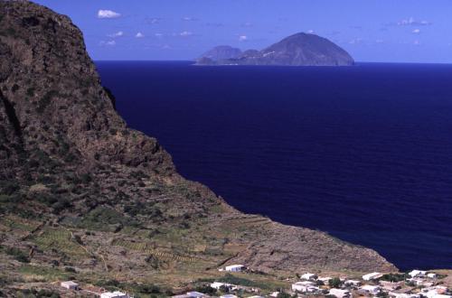 Eolie Islands, Sicily, Italy: Salina - the village f Pollara